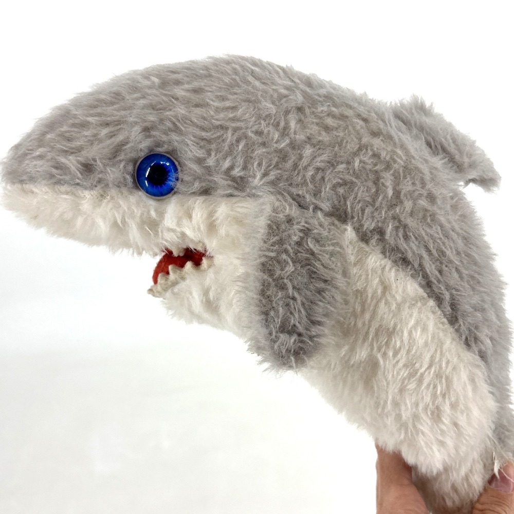 Super Rare Vintage 60s Rushton Shark Plush 14" - HTF‎ Collectible